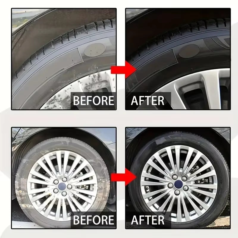 Ultimate Tire & Wheel Shine Wax - Restores Faded Paint, Protects from Cracks, and Enhances Interior Finish for Cars, Rvs,