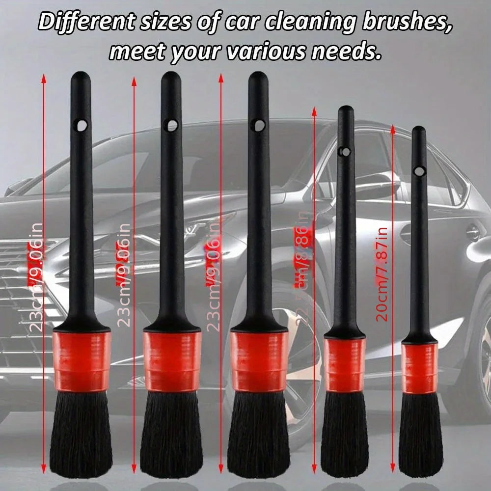 Car Detailing Brush Set the Ultimate Auto Cleaning Kit for Vents Gaps Maintenance Car Air Outlet Detail Clearance Brush