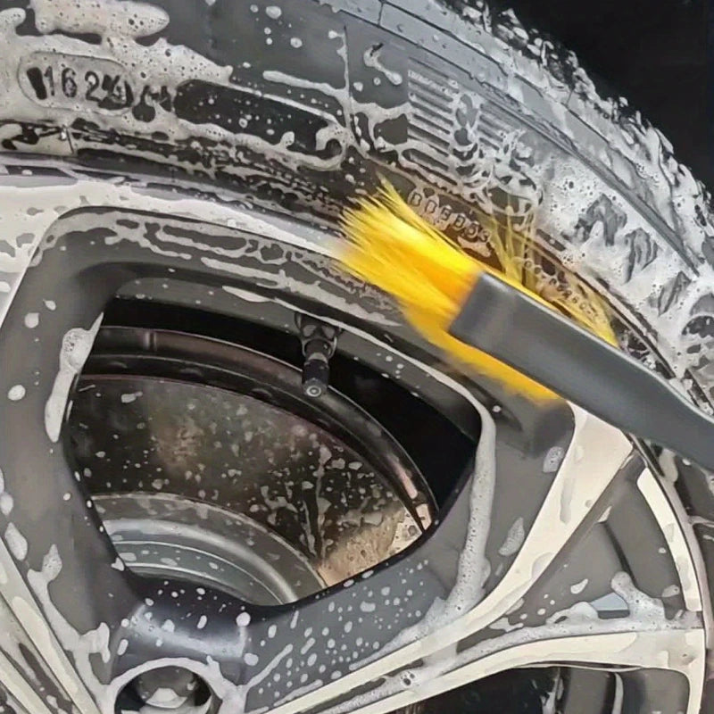 Car Wheel Rim Wash Brush,Automotive Detailing Cleaner Accessories for Easy Scrubbing