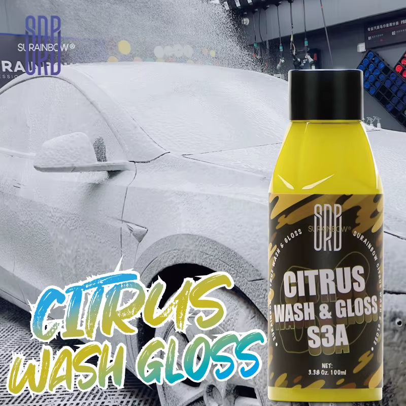 Citrus Wash & Gloss Foaming Car Wash Soap (Works with Foam Cannons, Guns or Bucket Washes) for Cars, Trucks, Motorcycles, Rvs