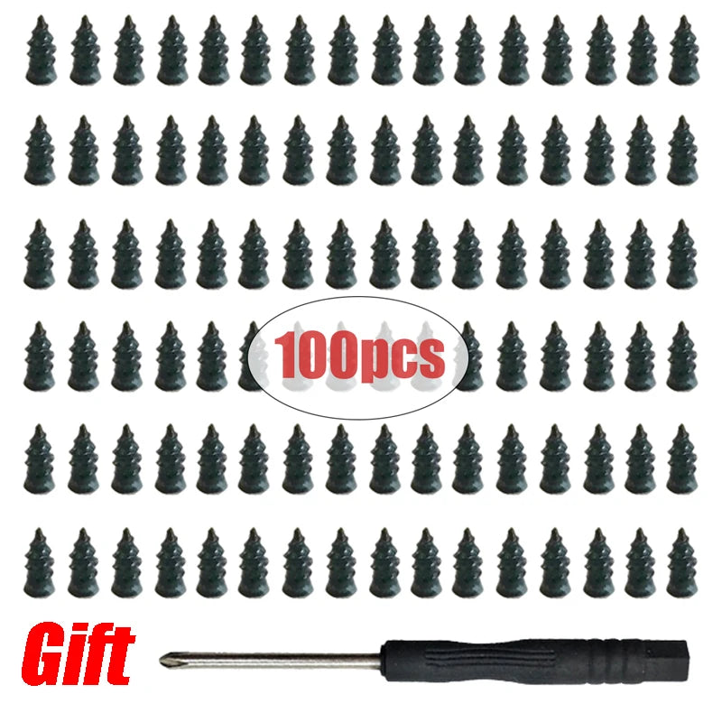 Pack 100 Clavos Profesionales Reparación Neumáticos - Goma y Metal Universal