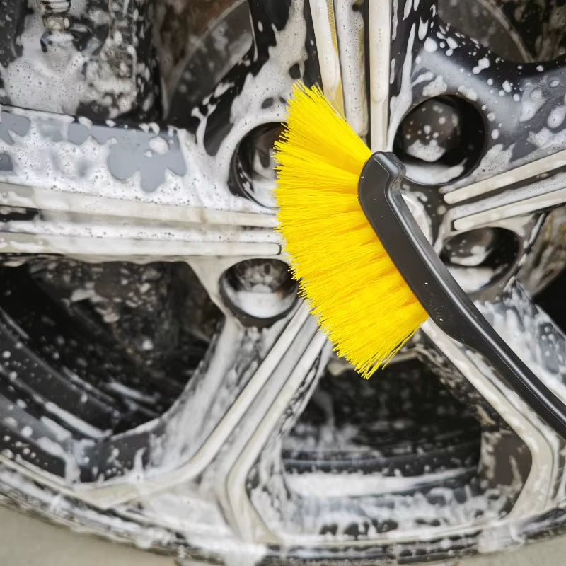 Car Wheel Rim Wash Brush,Automotive Detailing Cleaner Accessories for Easy Scrubbing