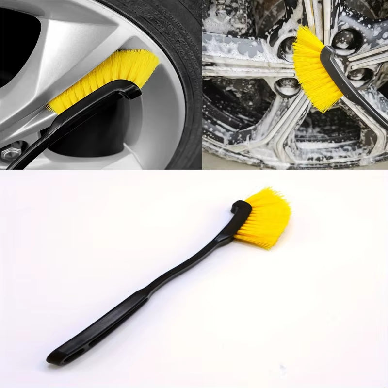 Car Wheel Rim Wash Brush,Automotive Detailing Cleaner Accessories for Easy Scrubbing