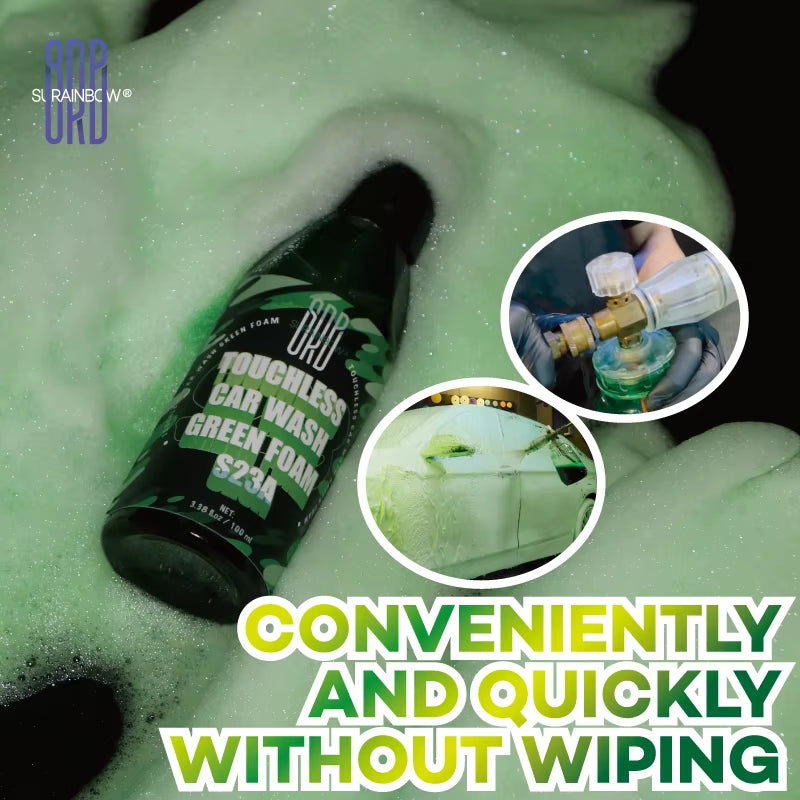 Green Foaming Car Wash Soap (Works with Foam Cannons and Guns or Bucket Washes) Safe for Cars, Trucks, Motorcycles, Rvs & More.