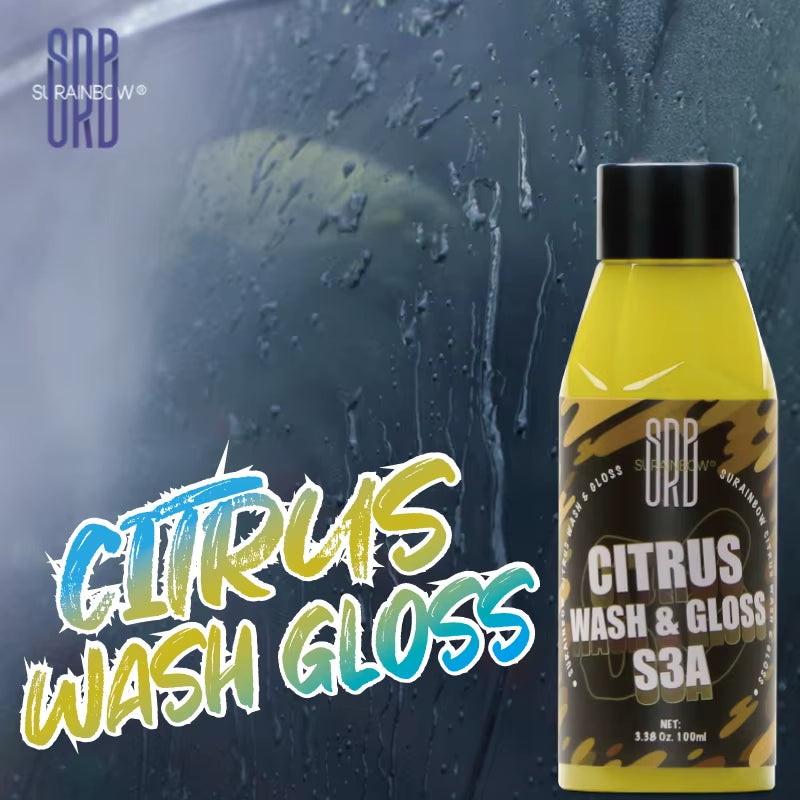 Citrus Wash & Gloss Foaming Car Wash Soap (Works with Foam Cannons, Guns or Bucket Washes) for Cars, Trucks, Motorcycles, Rvs