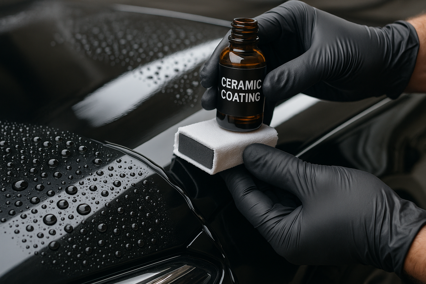 Efecto hidrofóbico del ceramic coating