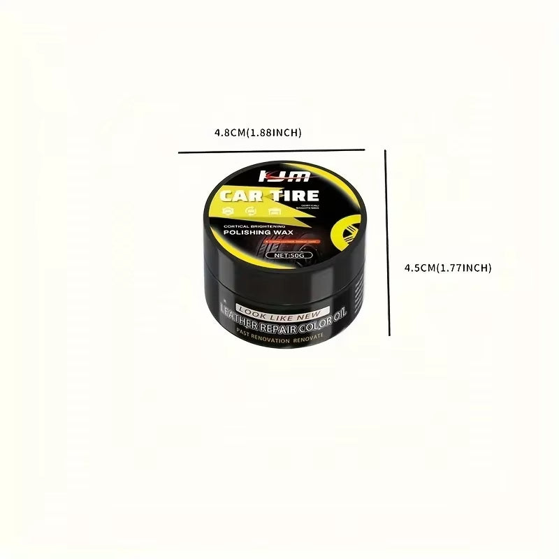 Ultimate Tire & Wheel Shine Wax - Restores Faded Paint, Protects from Cracks, and Enhances Interior Finish for Cars, Rvs,