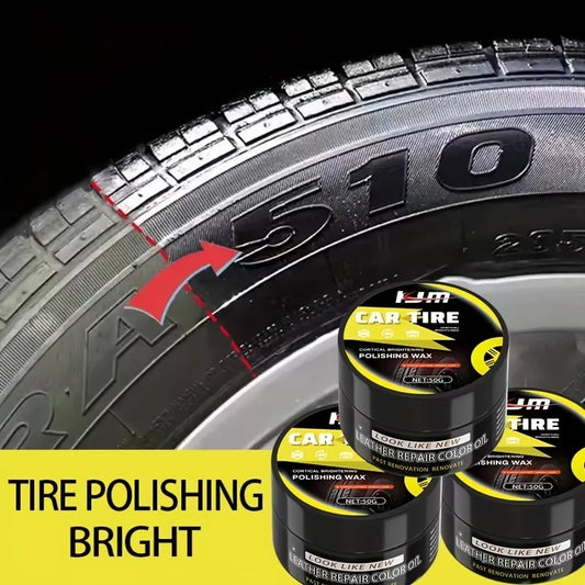 Ultimate Tire & Wheel Shine Wax - Restores Faded Paint, Protects from Cracks, and Enhances Interior Finish for Cars, Rvs,
