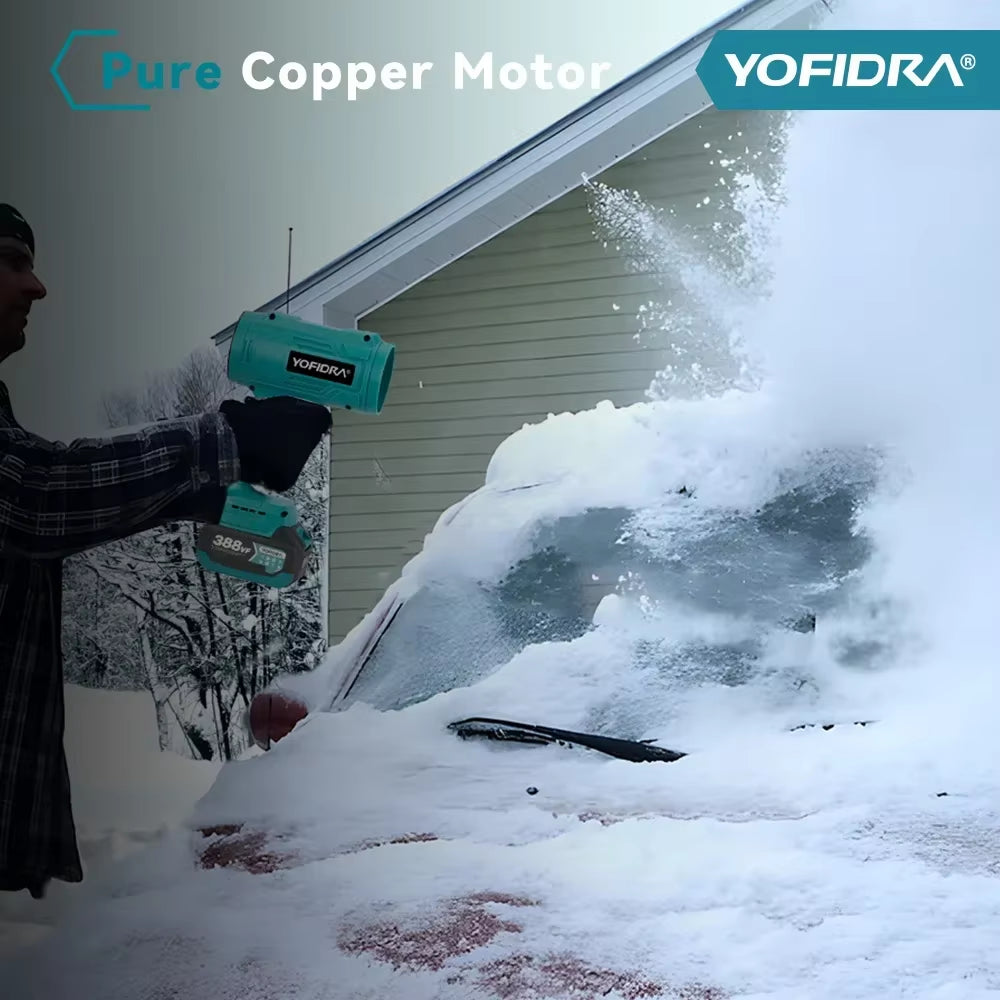 Electric Blower Turbo Fan Violent Air Gun Handheld Snow Car Dryer Leaf Dust Blowing Tool for Makita 18V Battery Pin